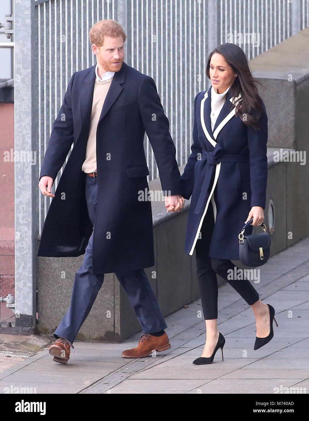 Prince Harry and Meghan Markle in Birmingham, UK. Stock Photo