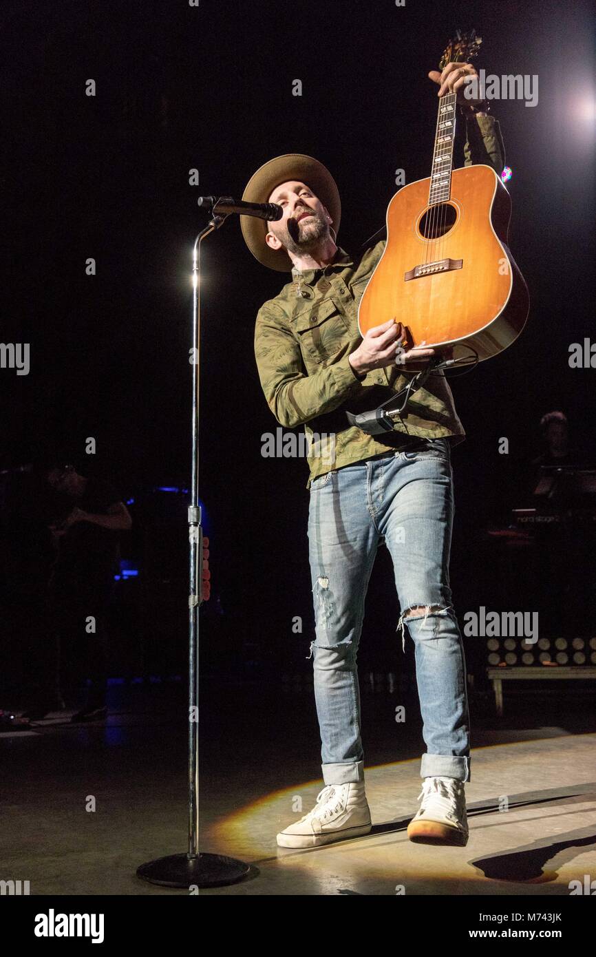 Madison Wisconsin Usa 7th Mar 2018 Mat Kearney During The