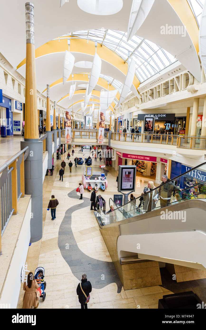 Bluewater Shopping Centre Kent Retail High Resolution Stock Photography