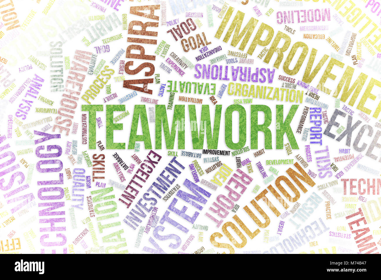 Teamwork, business conceptual word cloud for for design wallpaper