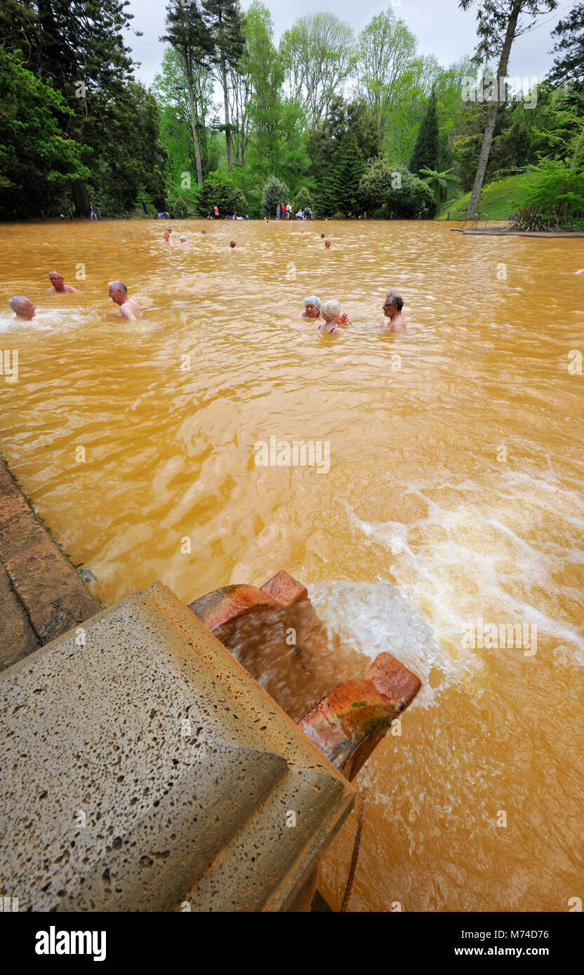 Terra Nostra Park, Furnas. São Miguel, Azores islands. Portugal Stock Photo