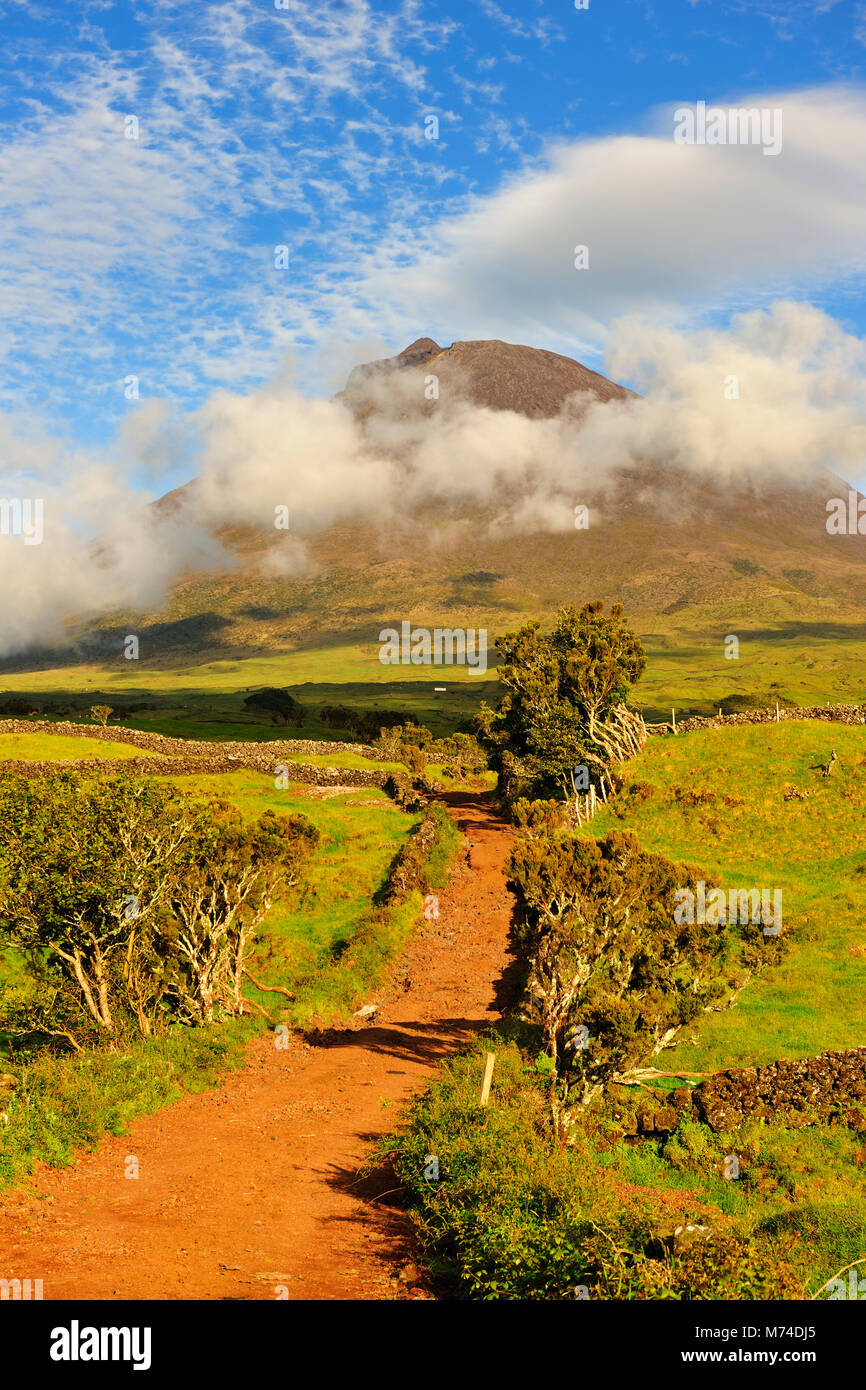 Pico volcano. Azores islands, Portugal Stock Photo