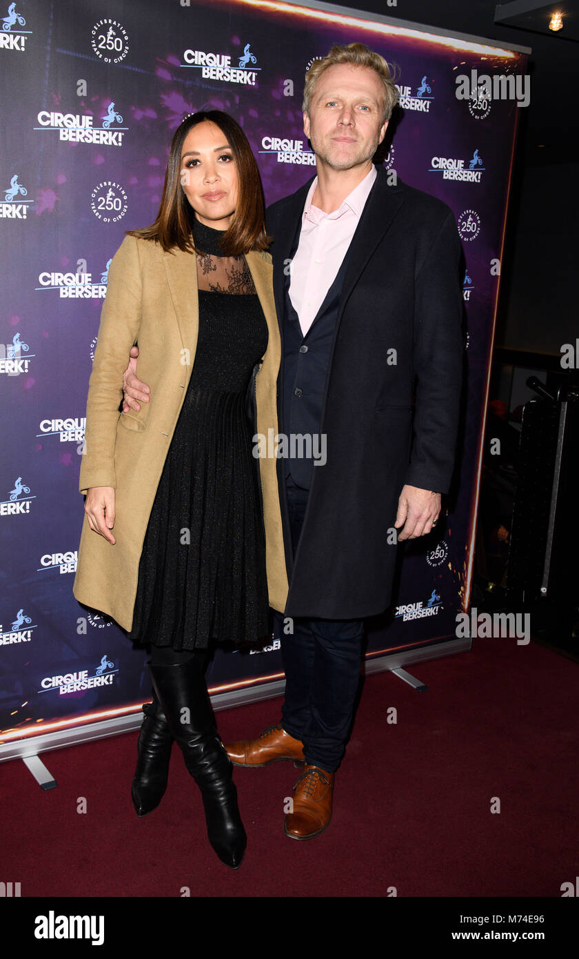 West End opening of Cirque Berserk, at The Peacock Theatre in London