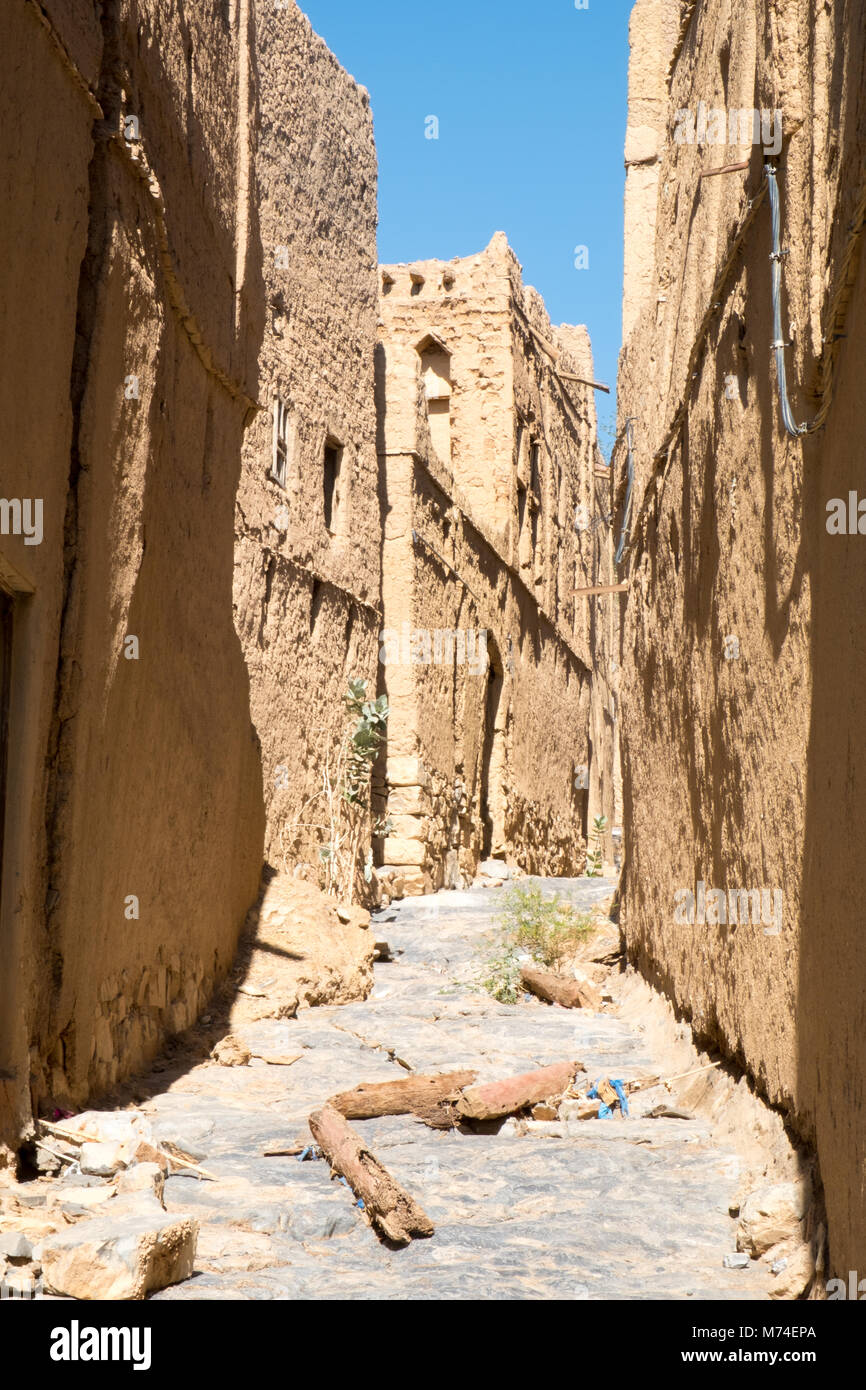 Old village of Al Hamra , Nizwa, Sultanate of Oman Stock Photo Alamy