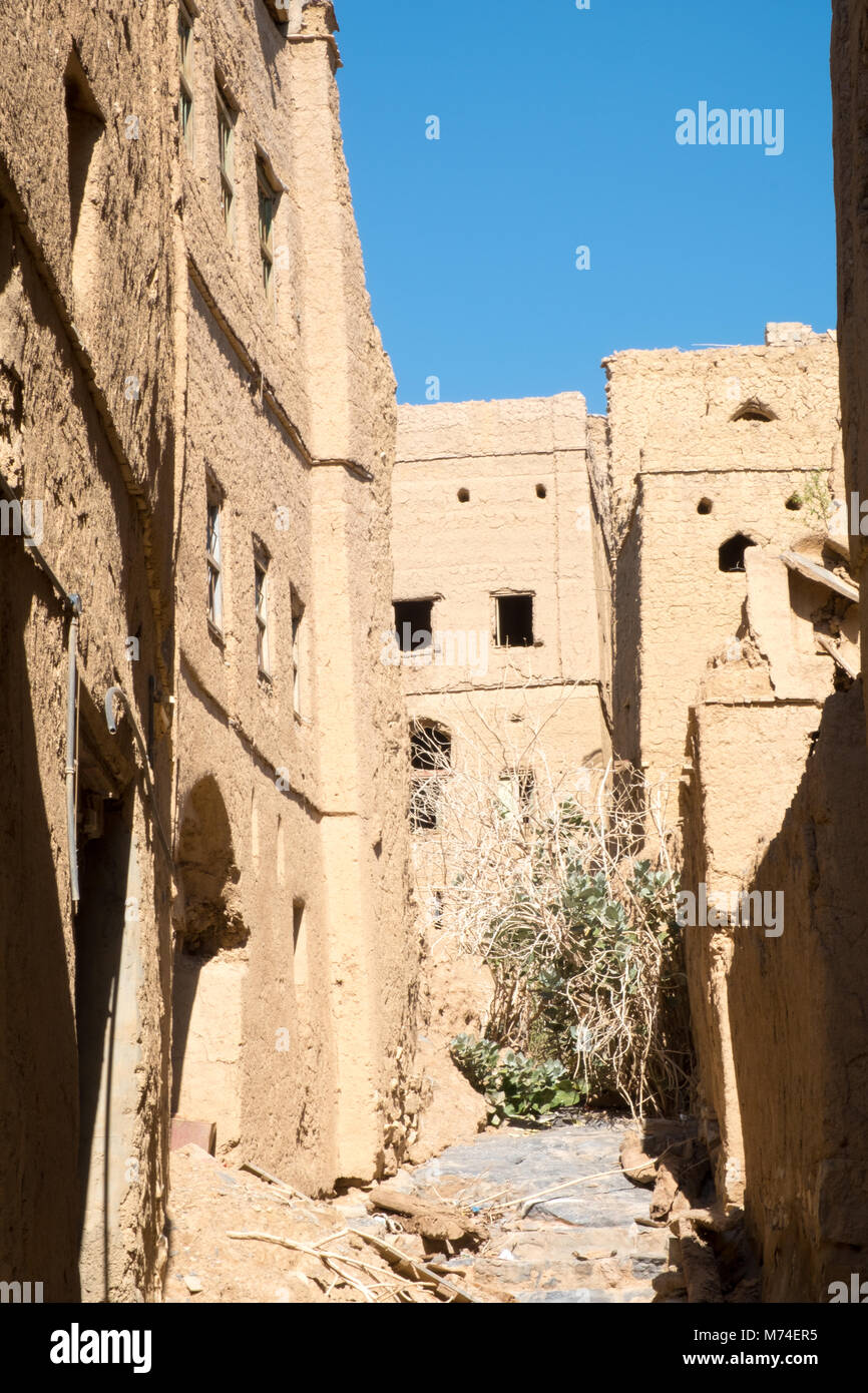 Old village of Al Hamra , Nizwa, Sultanate of Oman Stock Photo Alamy