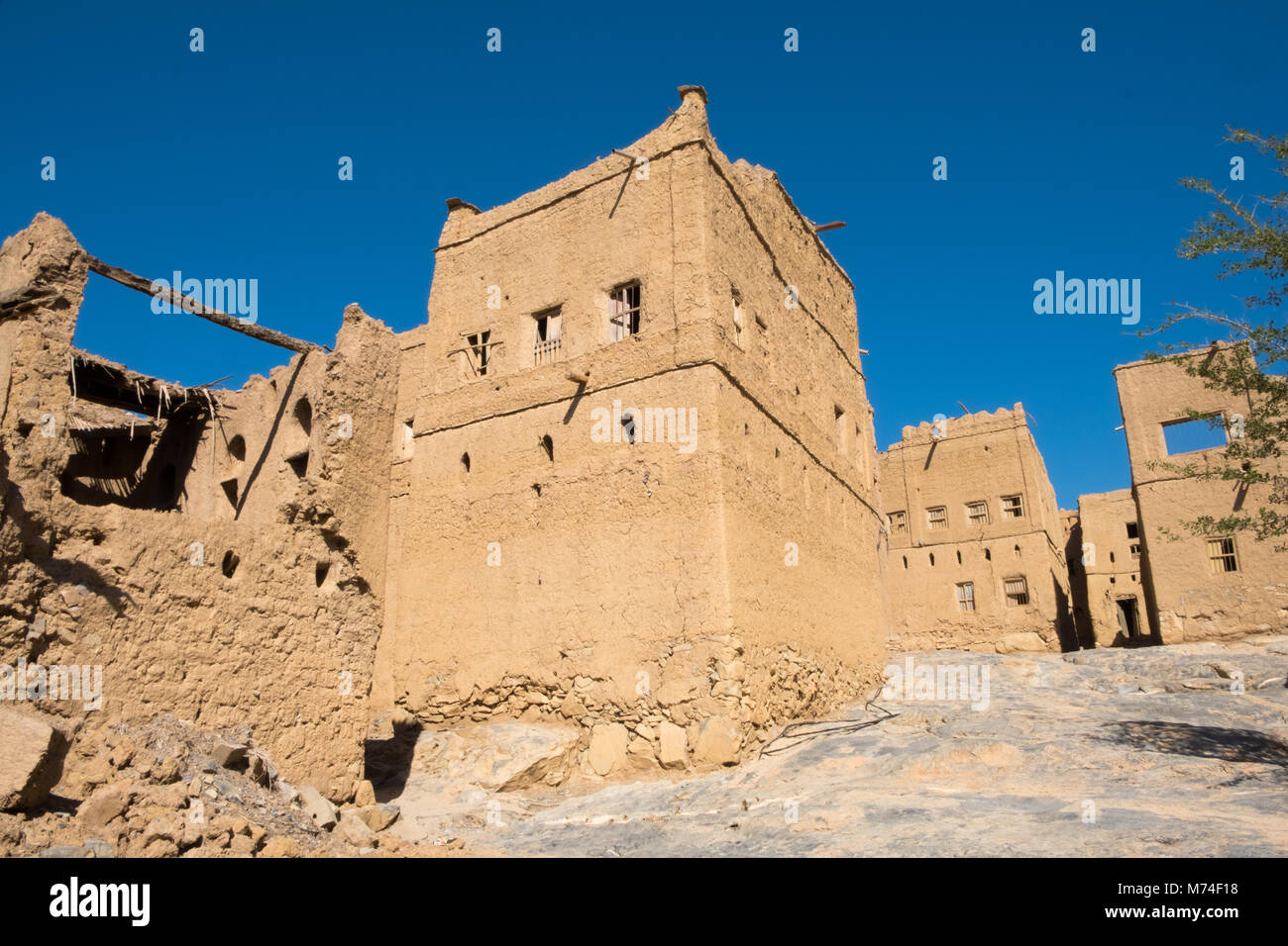 Old village of Al Hamra , Nizwa, Sultanate of Oman Stock Photo Alamy