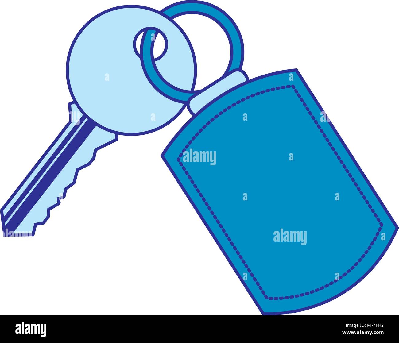 key with keychain access door Stock Vector Image & Art Alamy
