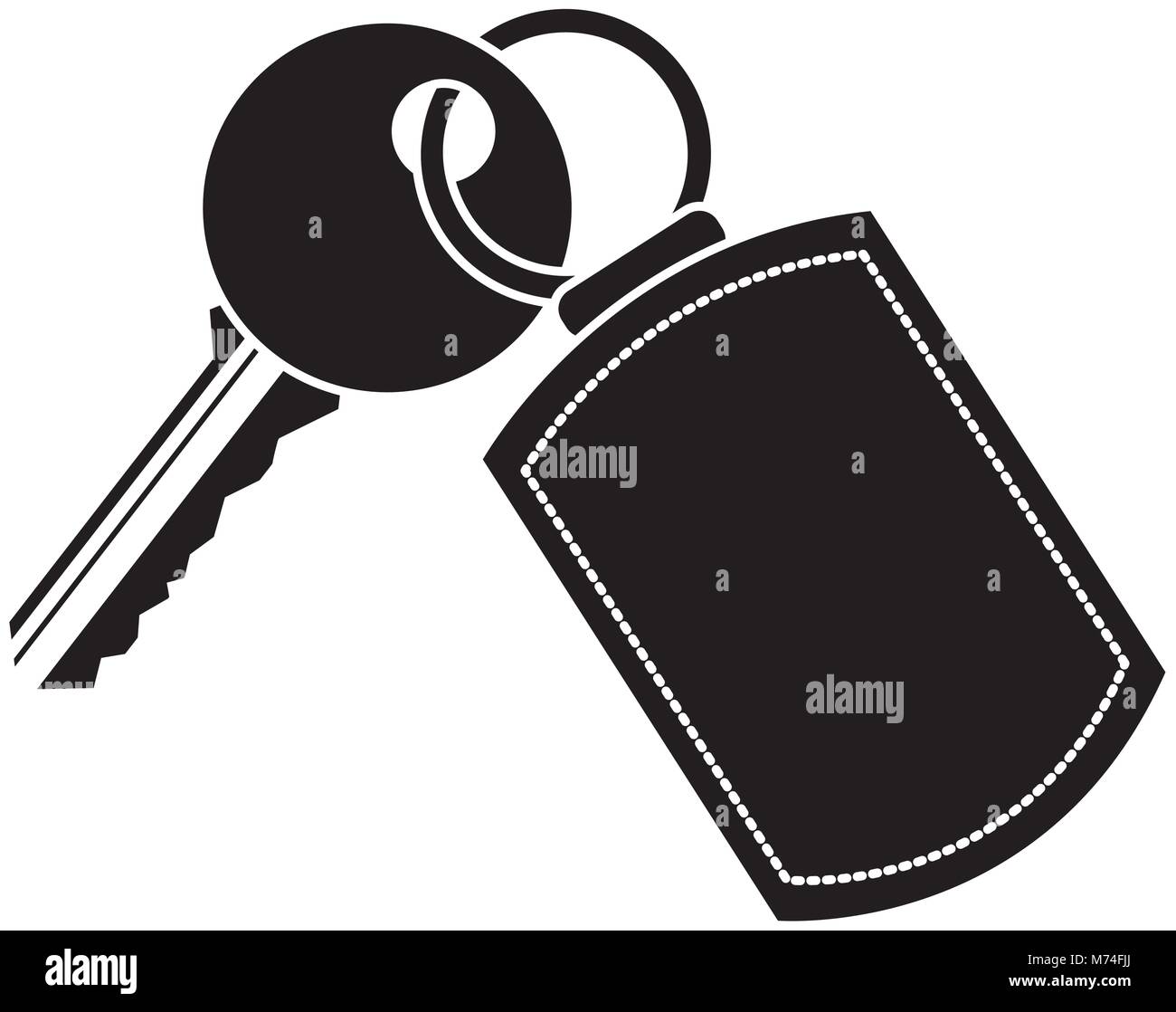 key with keychain access door Stock Vector Image & Art Alamy