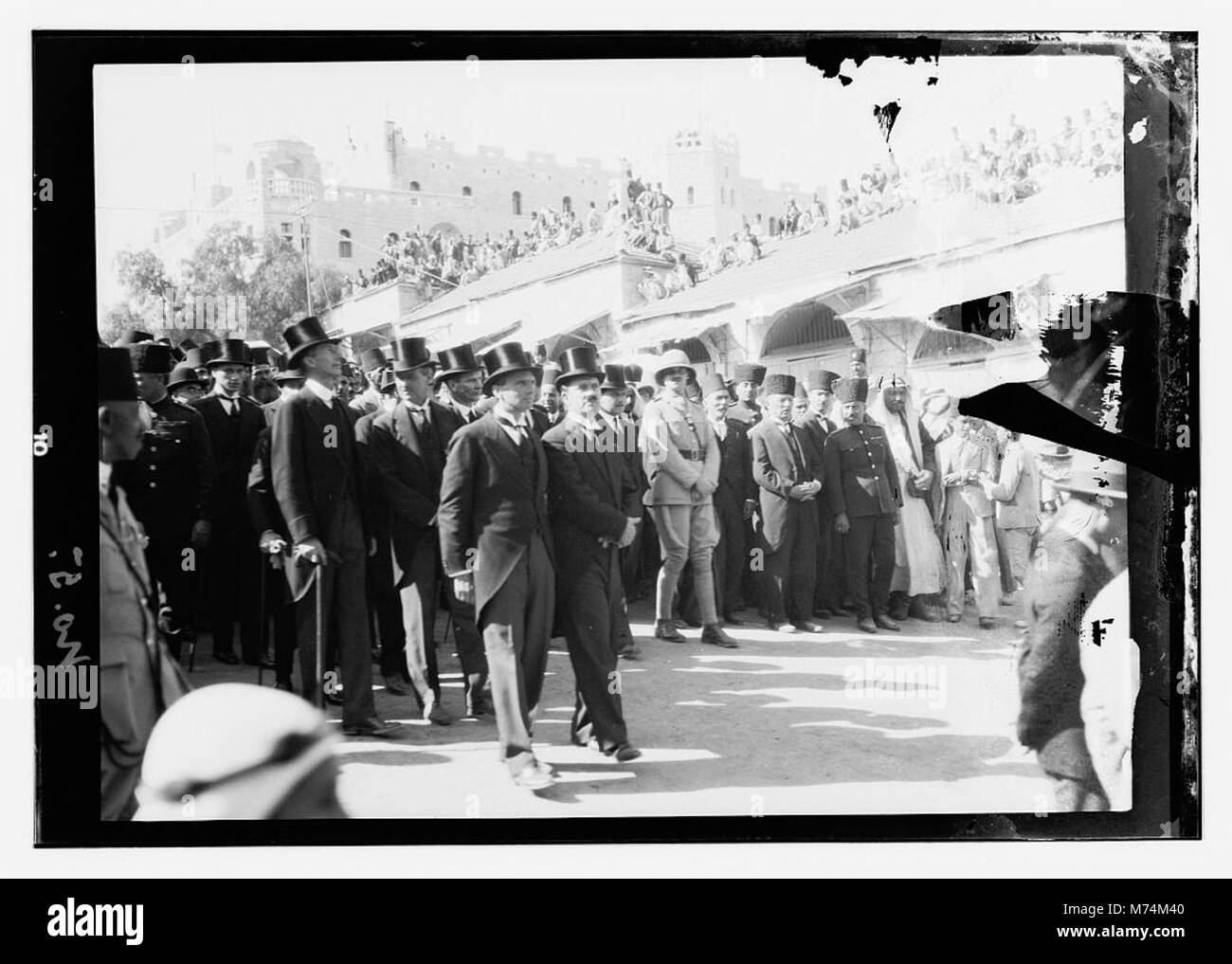 Funeral of King Hussein, Jerusalem, June 4th, 1931 LOC matpc.13449