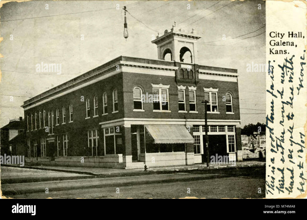 Galena KS City Hall (NBY 433903 Stock Photo Alamy