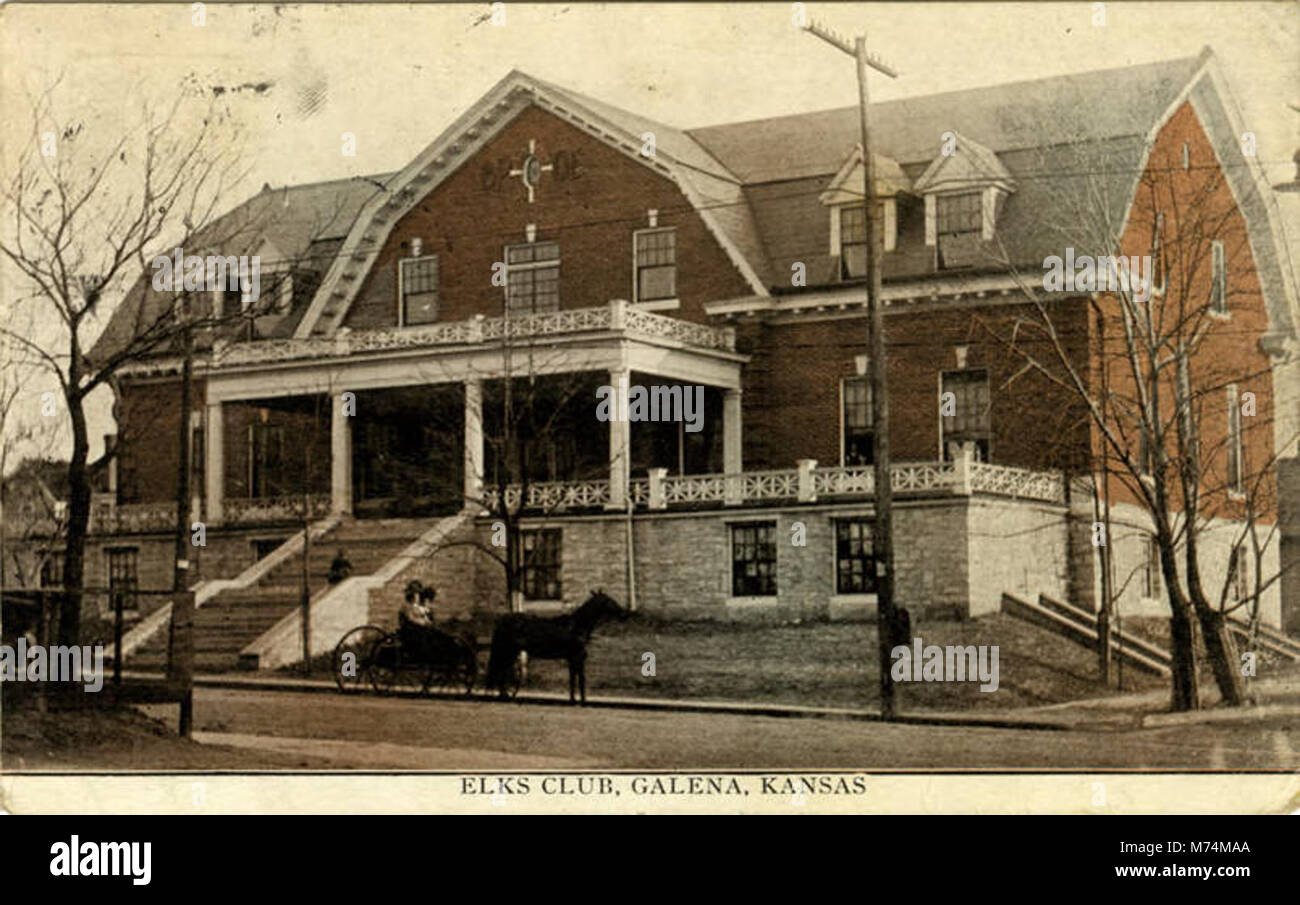 Galena KS Elks Club (NBY 435184 Stock Photo Alamy
