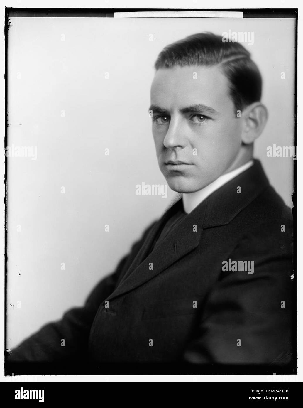 A portrait of Father F. Gallagher, an individual of religious or ...