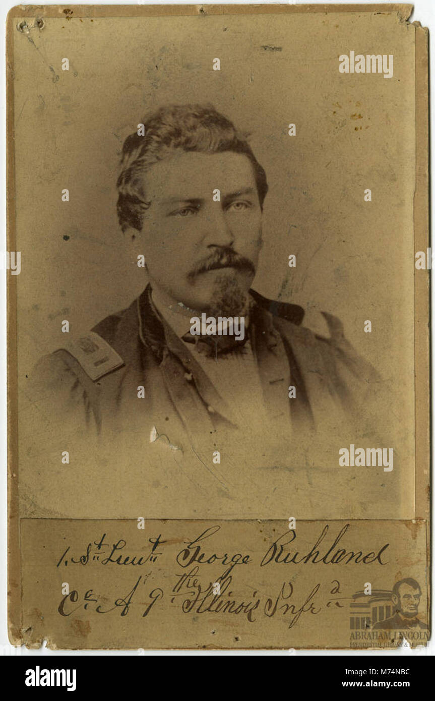George Reginald Roland A portrait of George Ruhland, captured in a historical photograph ...