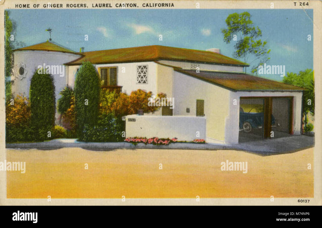 Ginger Rogers home (NBY 433420 Stock Photo Alamy
