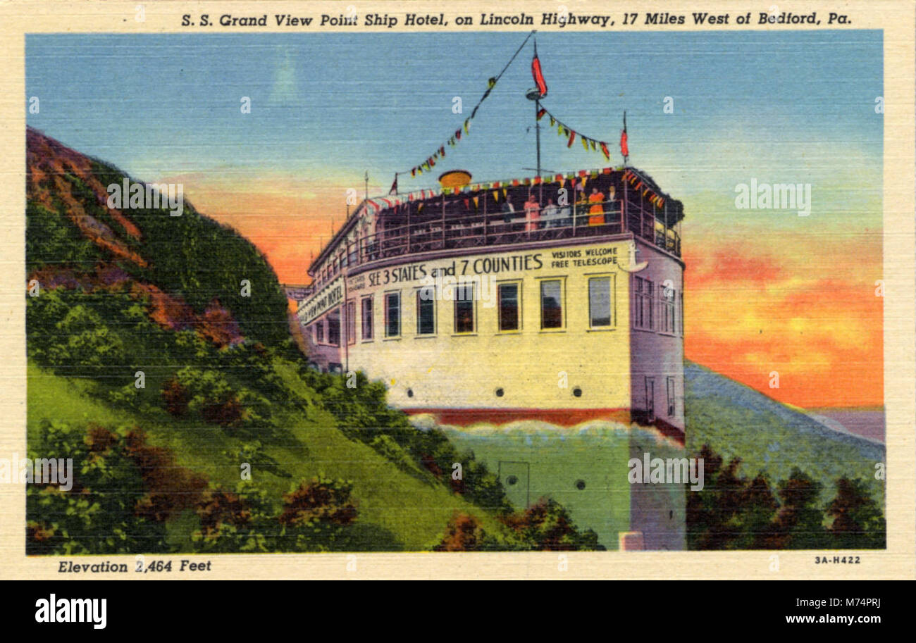 Grand View Point Ship Hotel (NBY 6593) Stock Photo