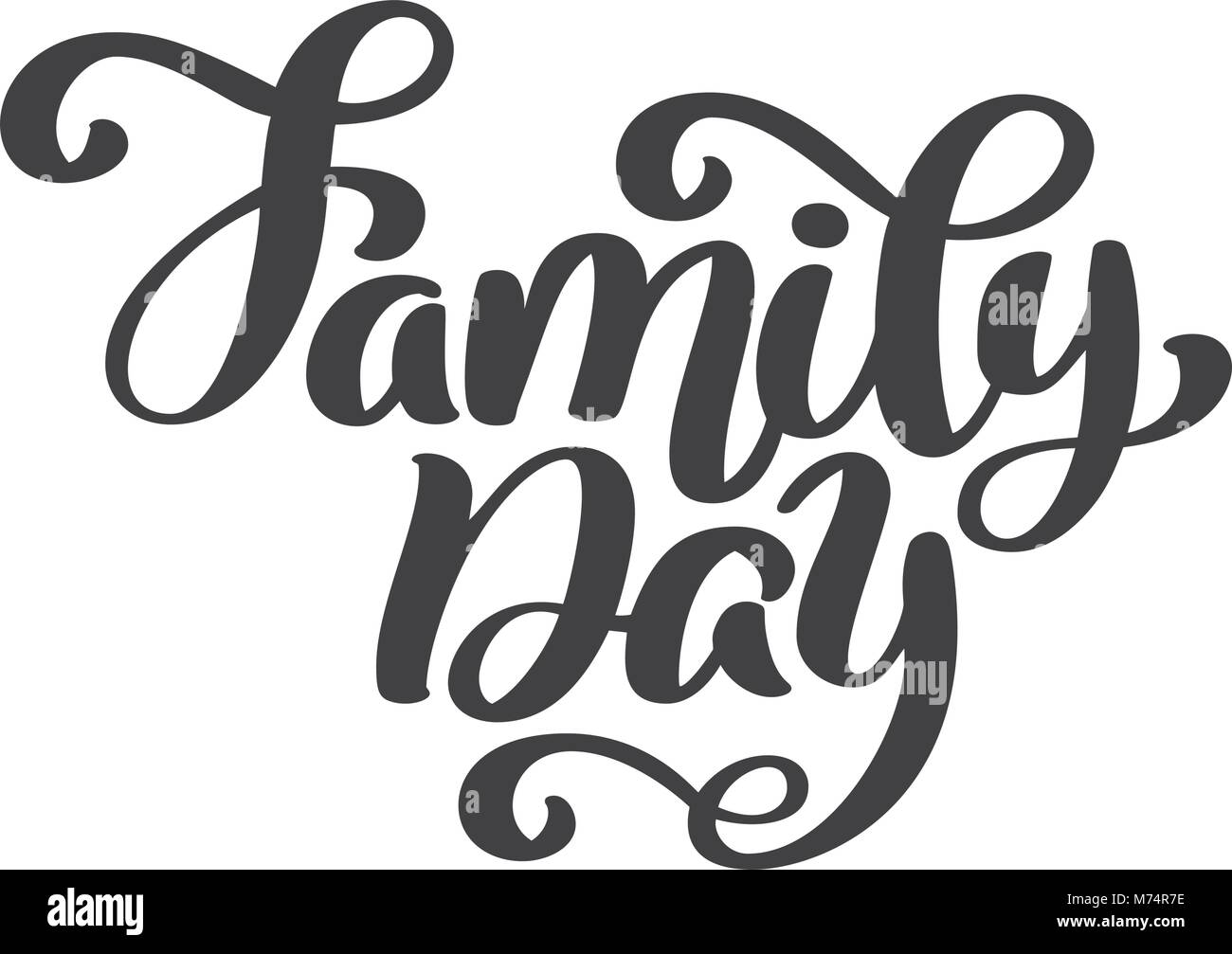 Tiger`s Family Set of Hand Draw Calligraphy Script Lettering Whith Dots,  Splashes and Whiskers Decore Stock Illustration - Illustration of  inspirational, hand: 145551413