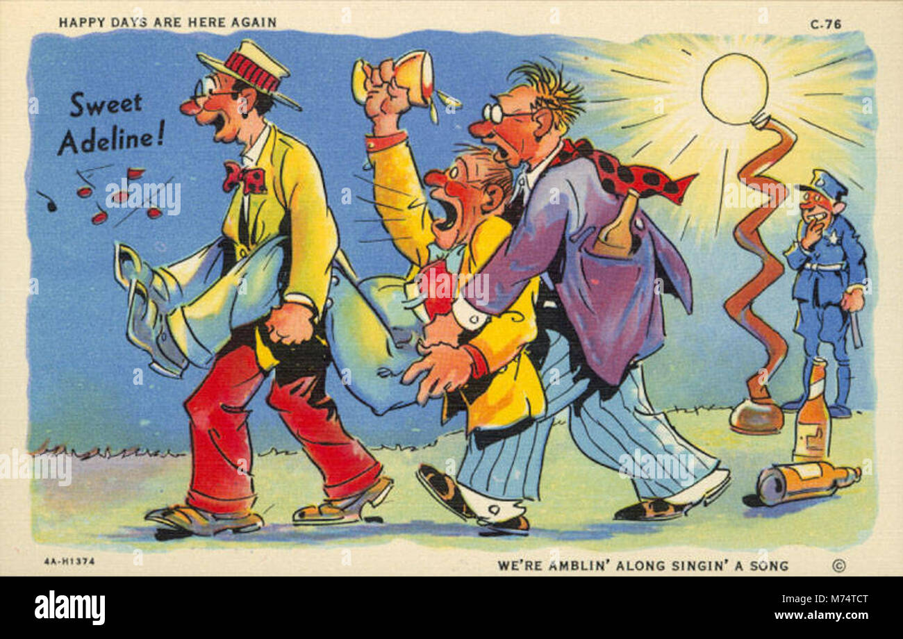 Happy days are here again music hi-res stock photography and