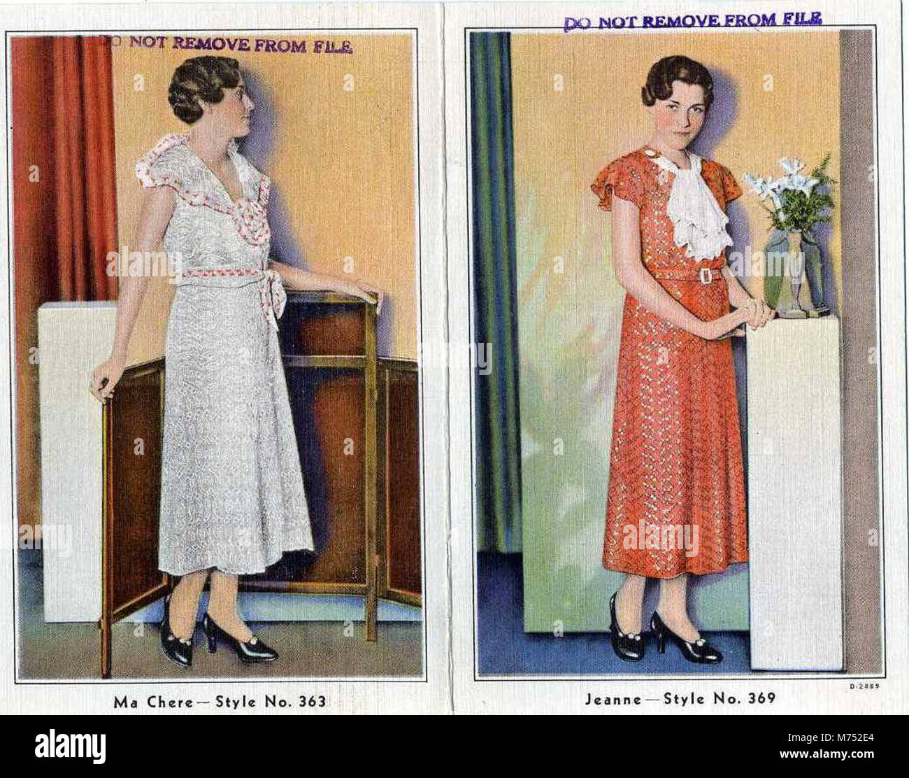 Jeanne Style No. 369 & MaChere Style No. 363, Decatur Garment Company ...