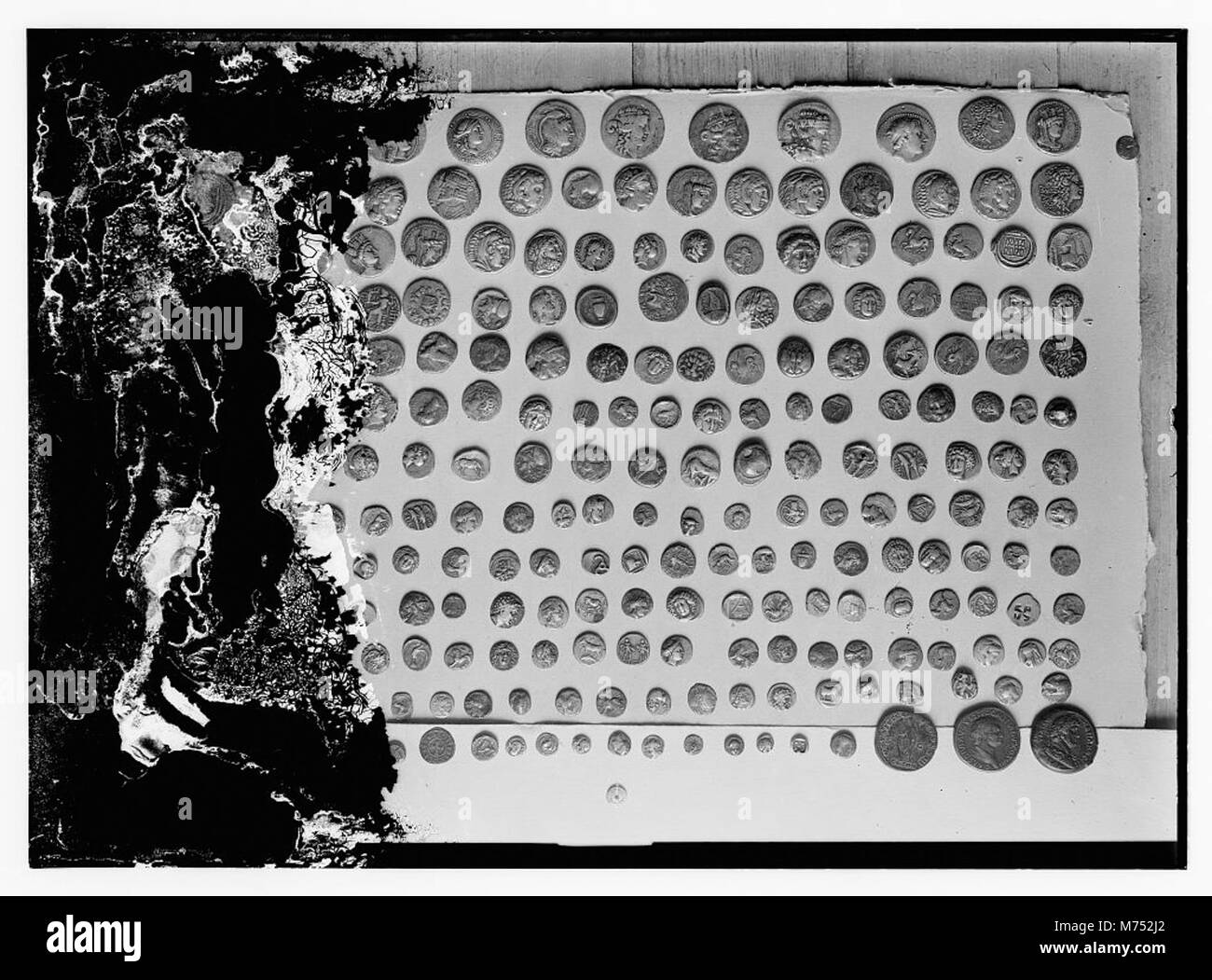 Rulers of ancient roman coins Black and White Stock Photos & Images - Alamy