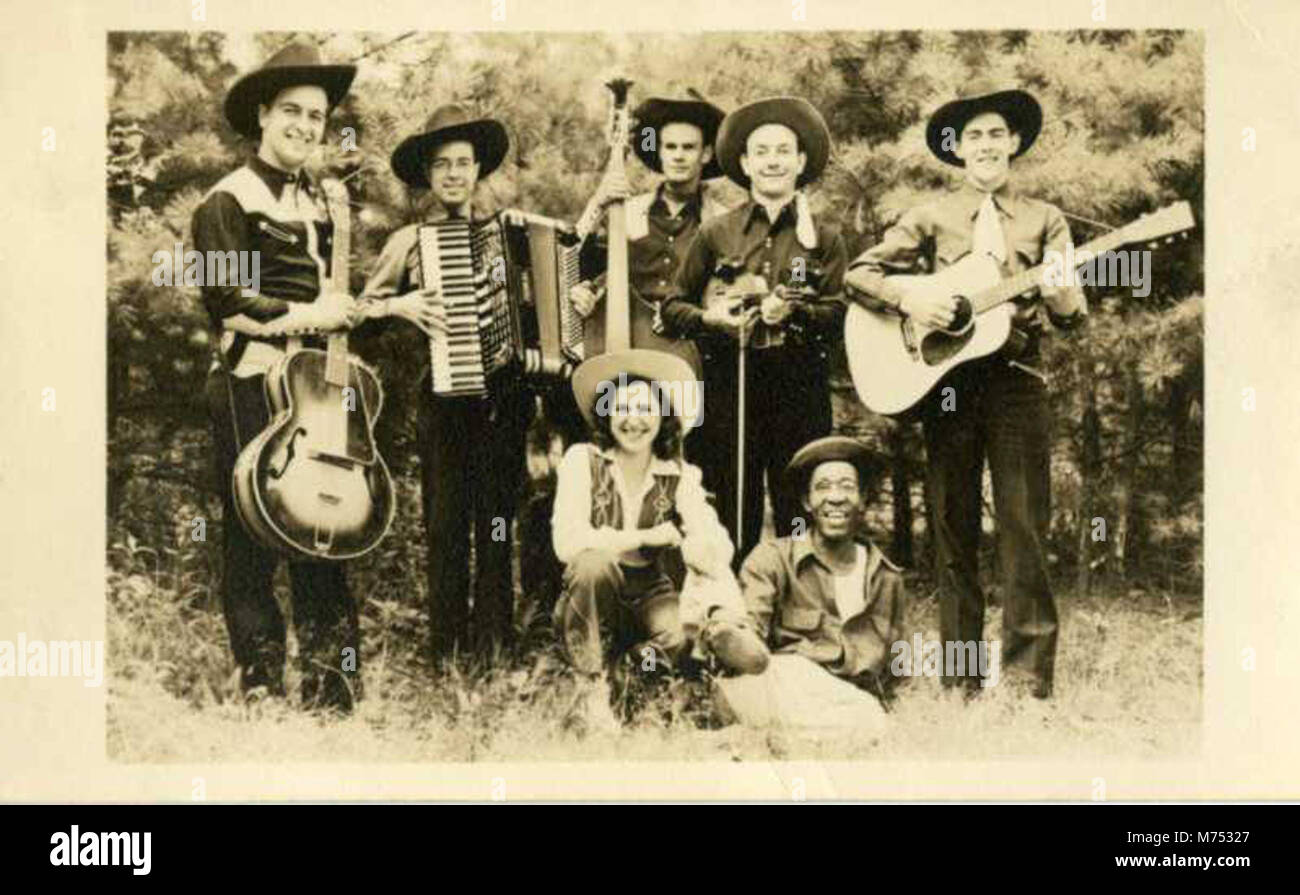 Jimmy and the Ranch Boys, western swing band, autographs on back (NBY 585  Stock Photo - Alamy