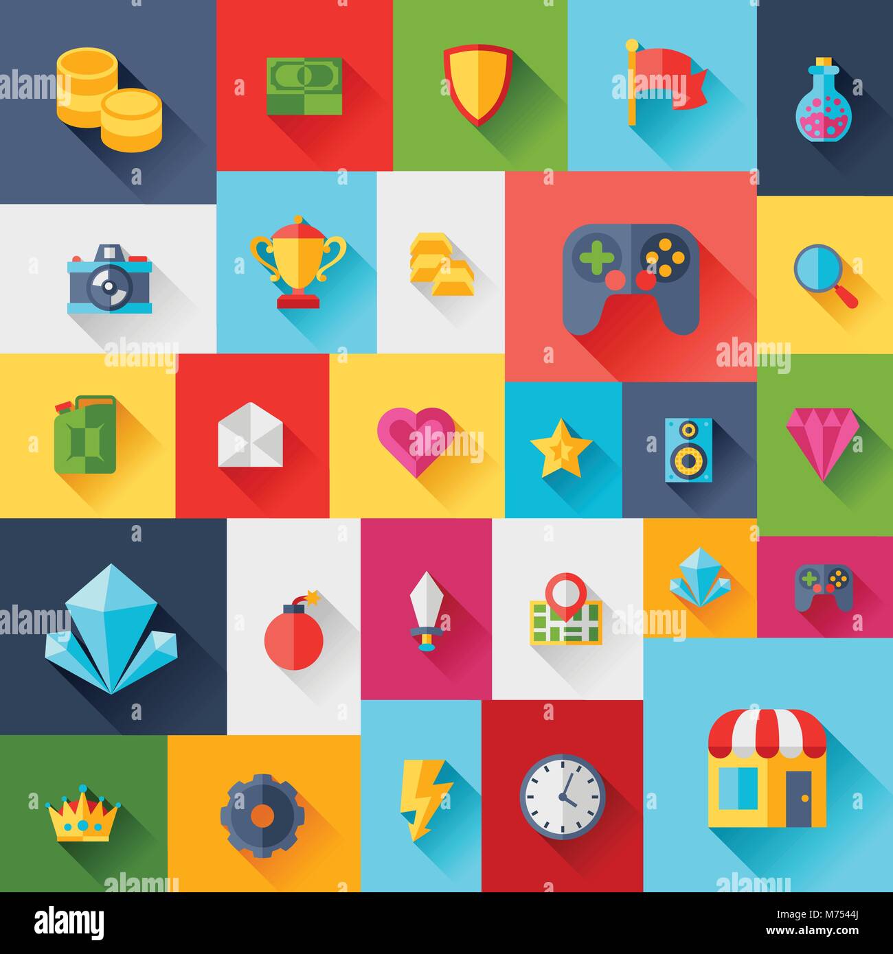 Game Icons Mobile Games Music Icons Flat Ui PNG , ícones De Jogos