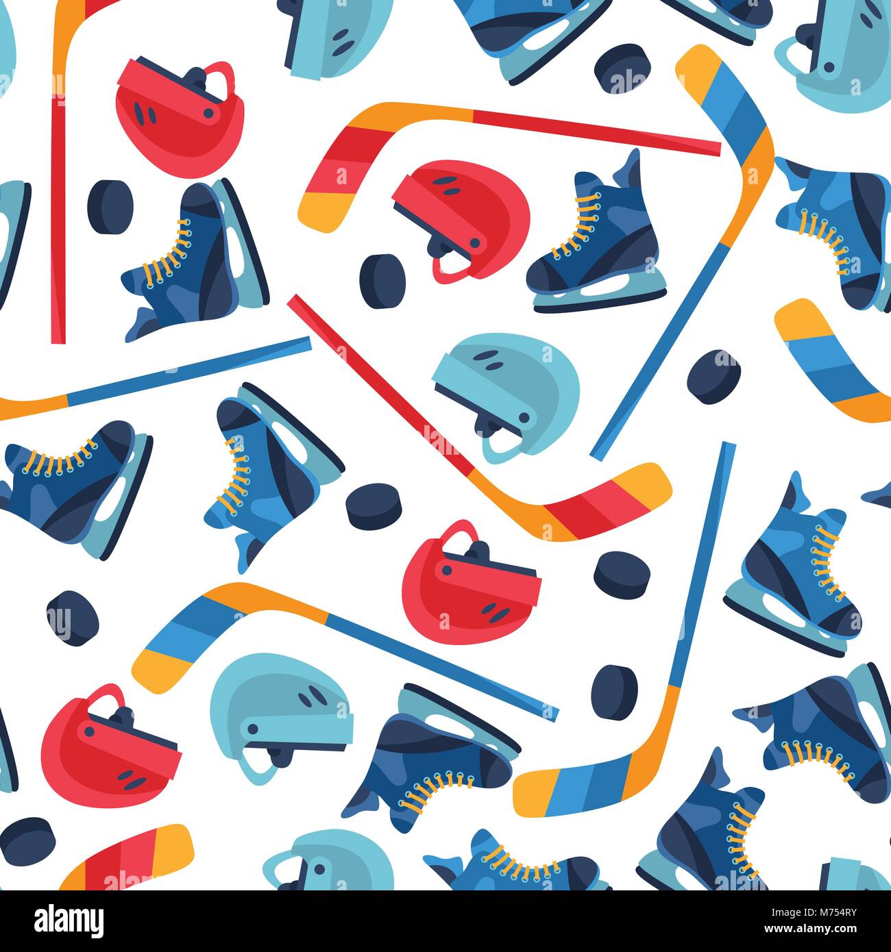 Roller Hockey Fabric, Wallpaper and Home Decor