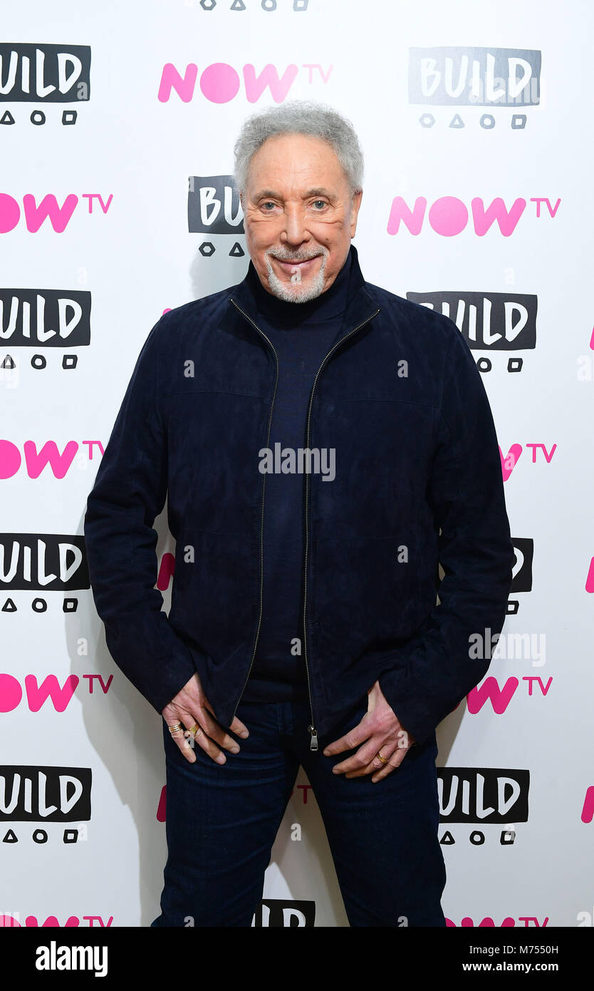 The Voice UK coach Sir Tom Jones at a BUILD event at Shropshire House