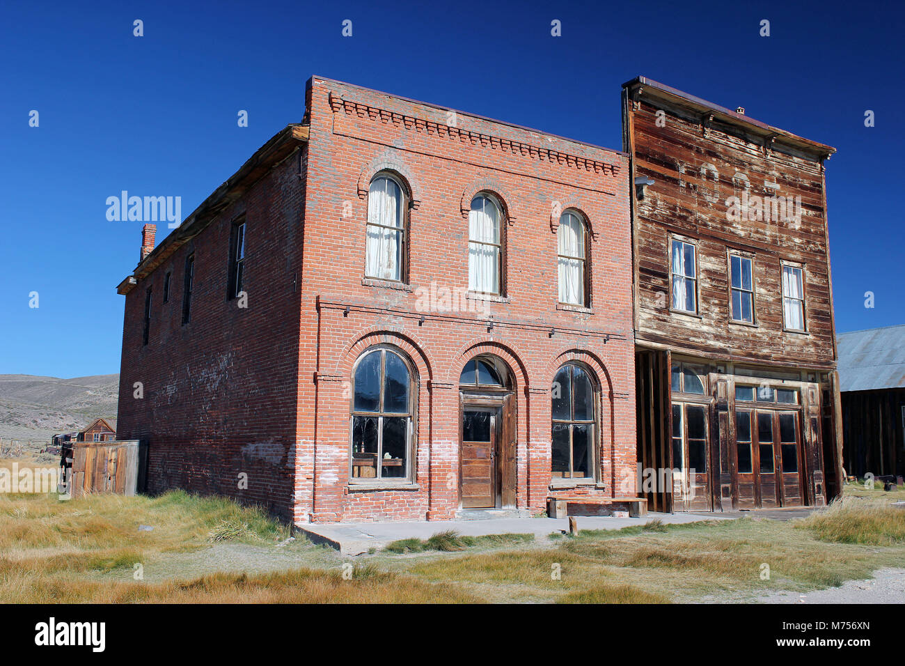 Bodie California Ghost Town Stock Photo