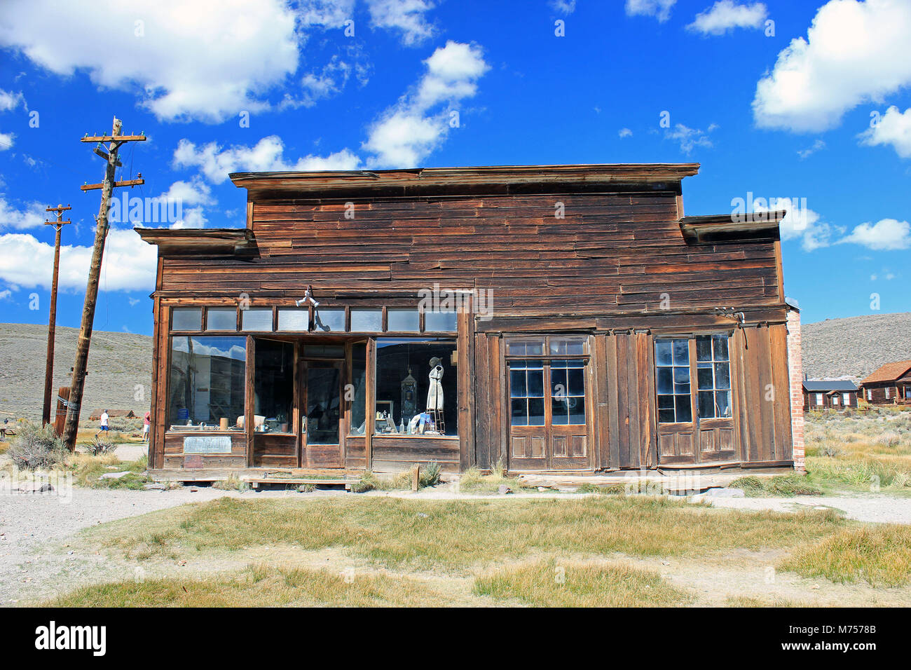 Bodie California Ghost Town Stock Photo