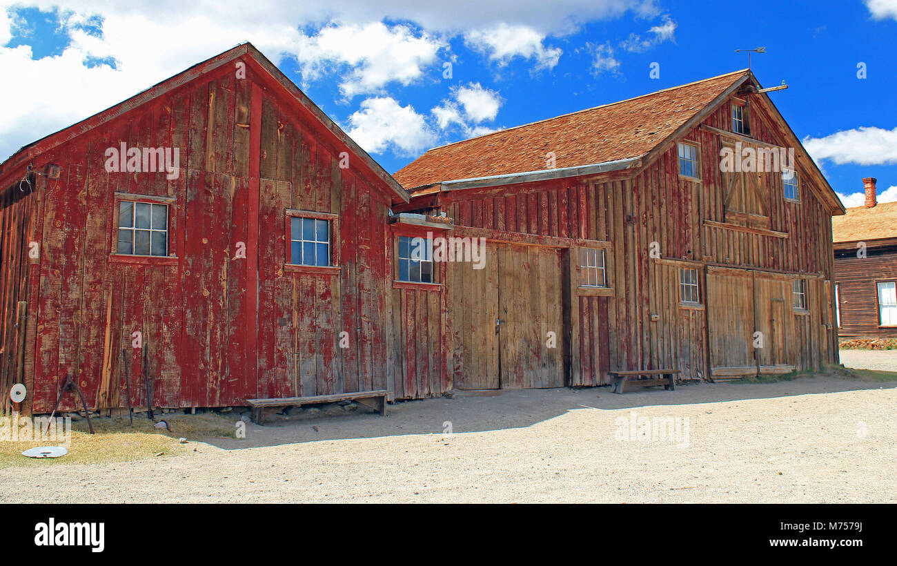 Bodie California Ghost Town Stock Photo
