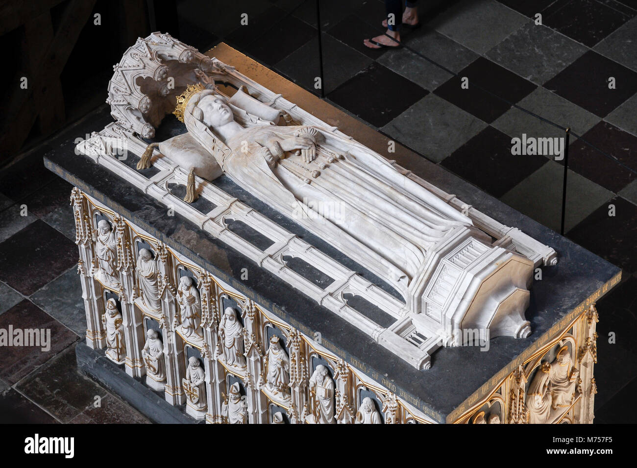 Sarcophagus of Queen Margrethe I, the founder and first ruler of