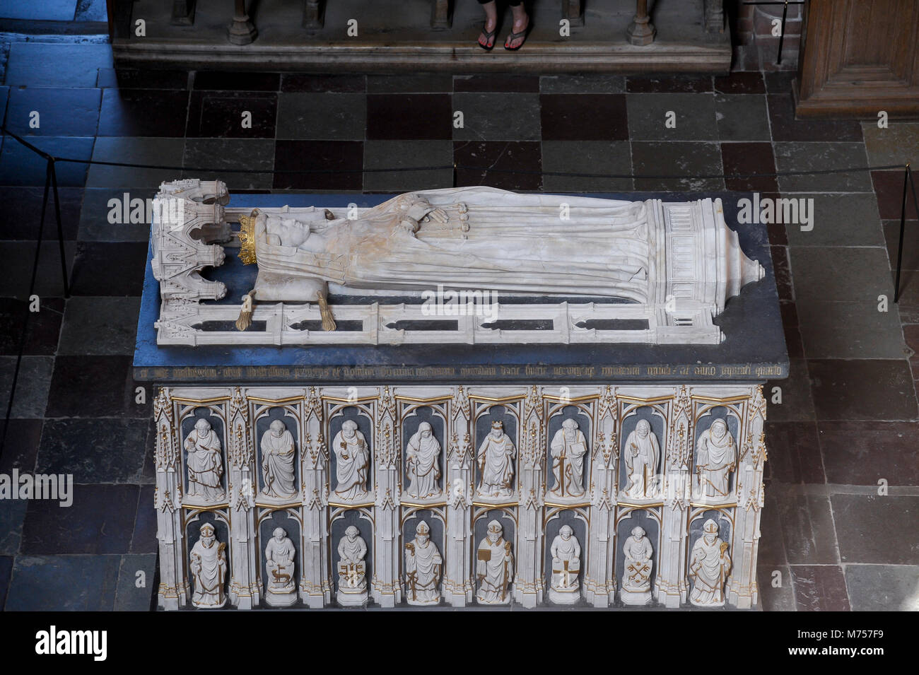 Sarcophagus of Queen Margrethe I, the founder and first ruler of