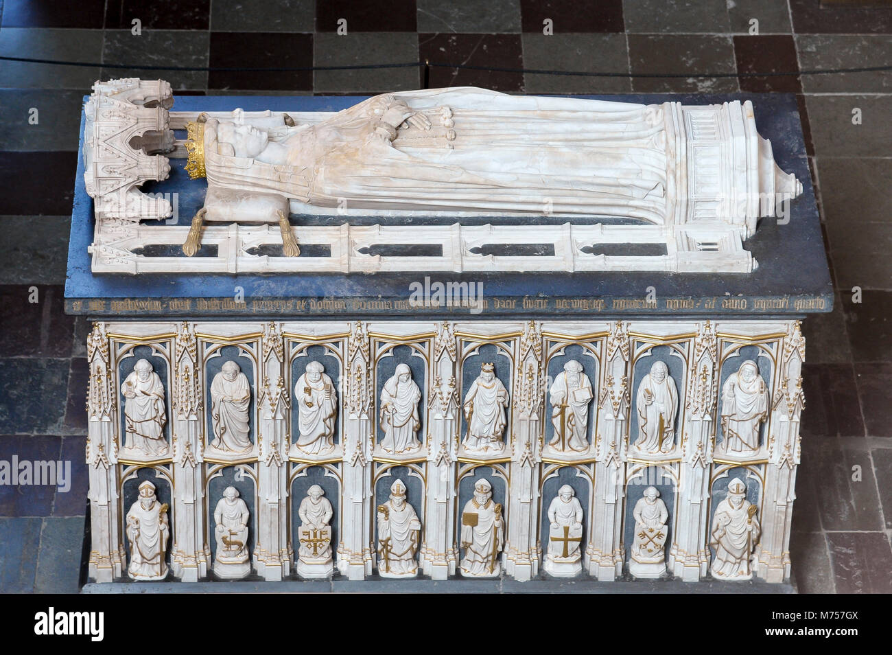 Sarcophagus of Queen Margrethe I, the founder and first ruler of