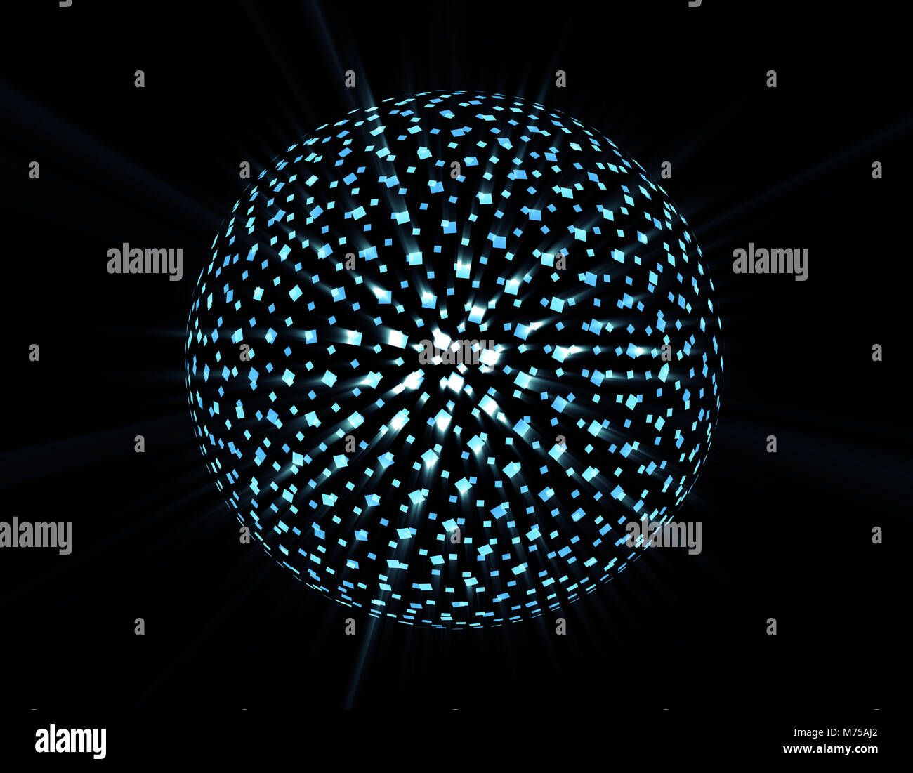 Spatial 3D Particles, Network Data Matrix, Future Technologies, Network ...