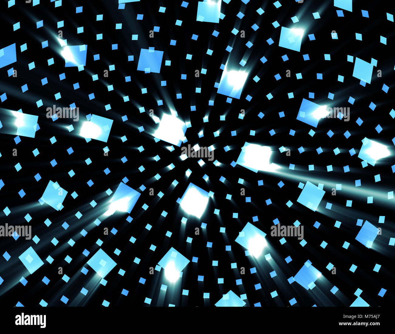 Spatial 3D Particles, Network Data Matrix, Future Technologies, Network ...