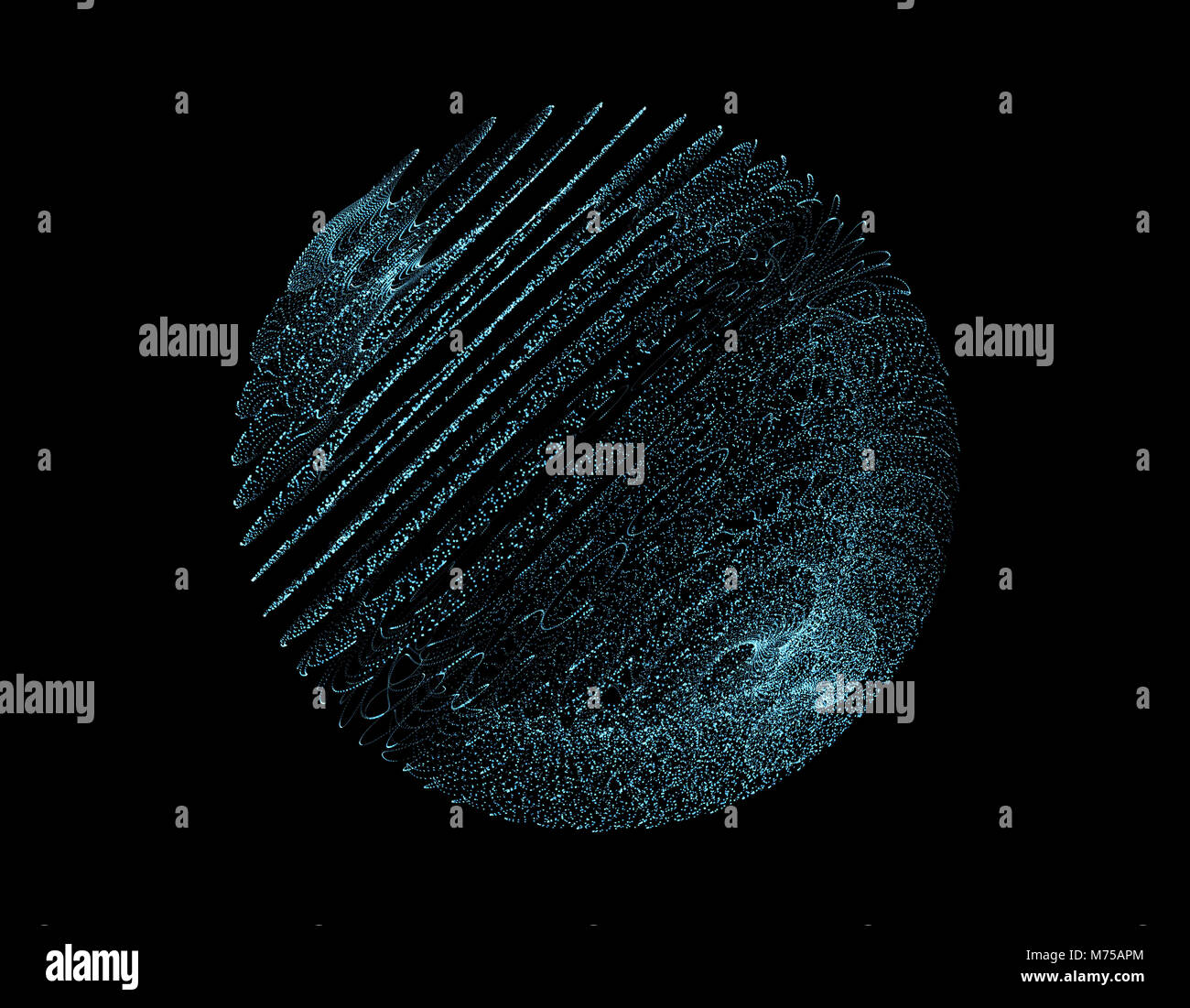Spatial 3D Particles, Network Data Matrix, Future Technologies, Network ...