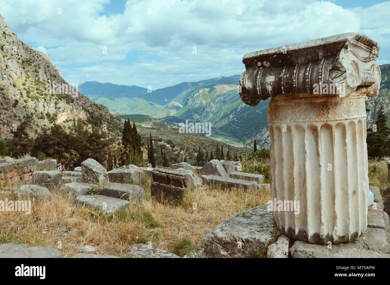 Delphi Oracle Greece Stock Photo Alamy Delphi Oracle Greece Stock Photo Alamy