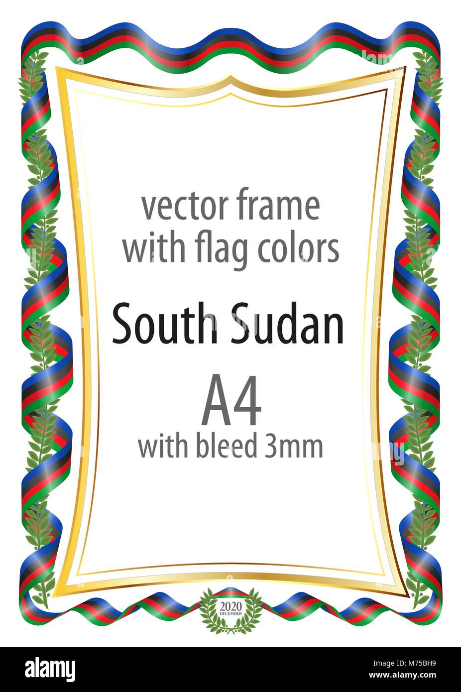 South sudan flag vector vectors hi-res stock photography and images - Alamy