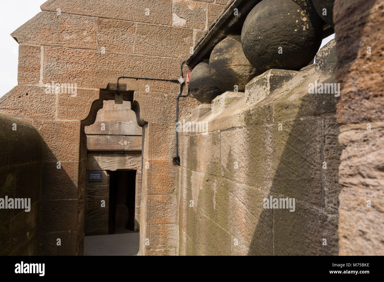 National Wallace Monument. 67-metre (220 ft) sandstone tower, built in the Victorian Gothic ...