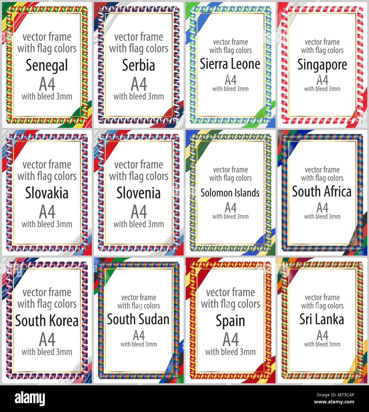 Spanish Borders And Frames