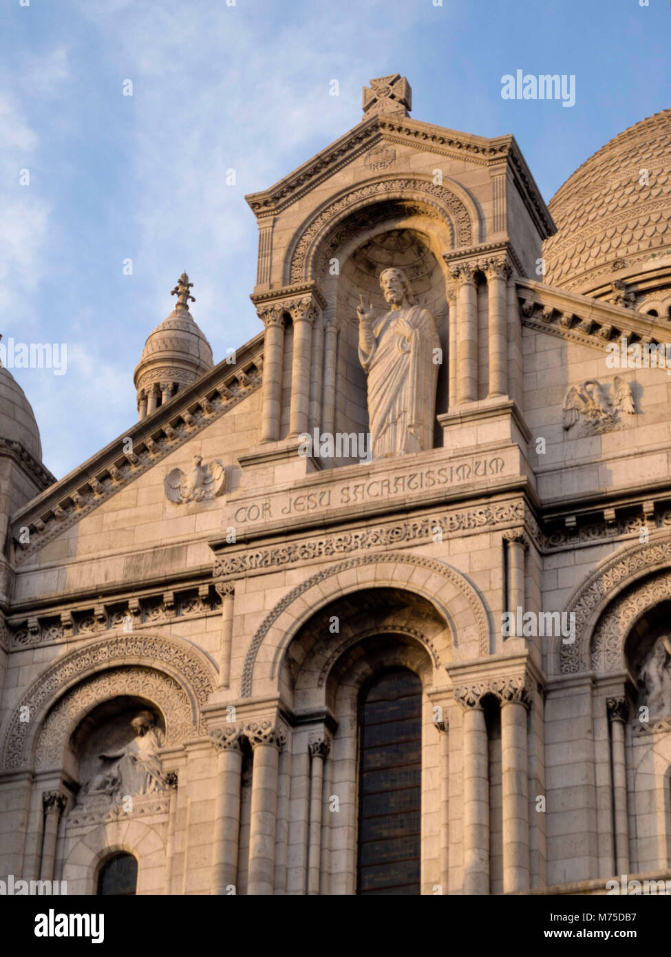 View of Basilica Sacre Coeur de Montmartre, Paris, France, Europe. Paris. Ile de France. France Stock Photo