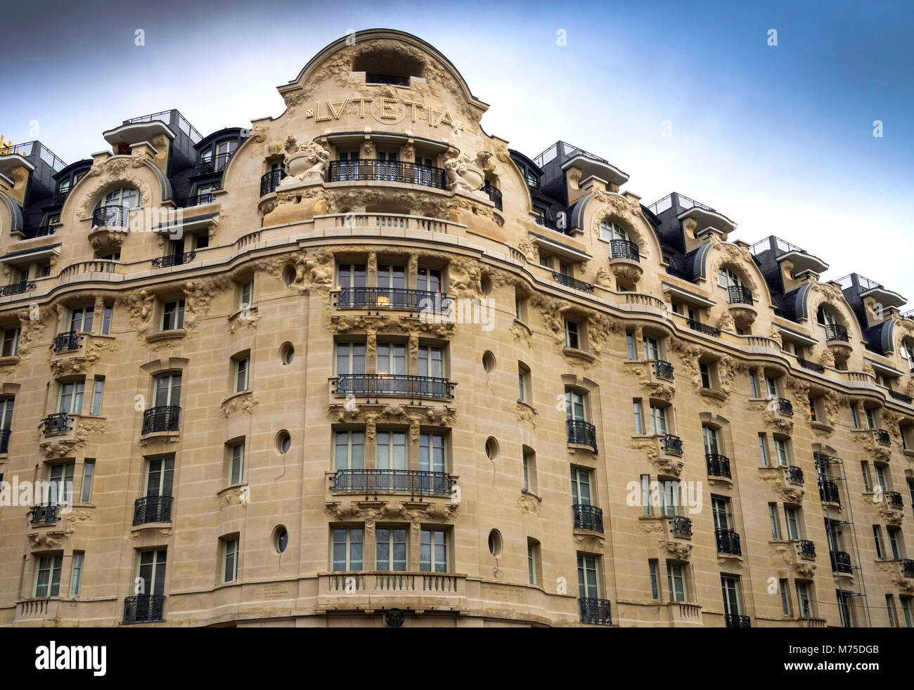 Paris 6e arr . Hotel Lutetia facade, Boulevard Raspail, SaintGermain