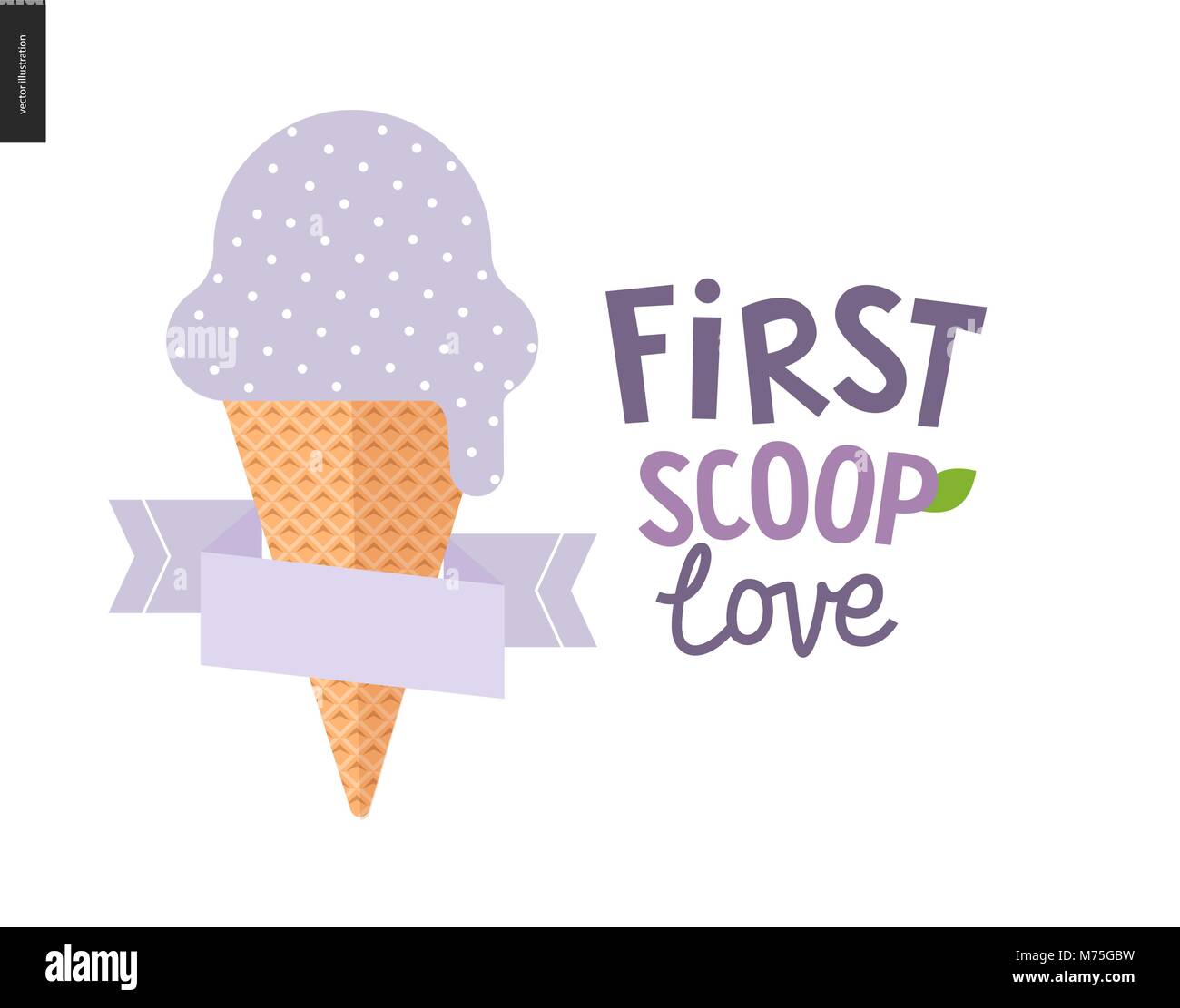 First scoop love Stock Vector Image & Art Alamy
