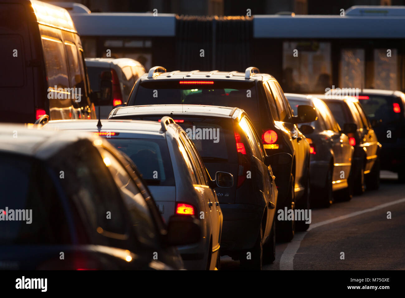 Congested Traffic Stock Photo