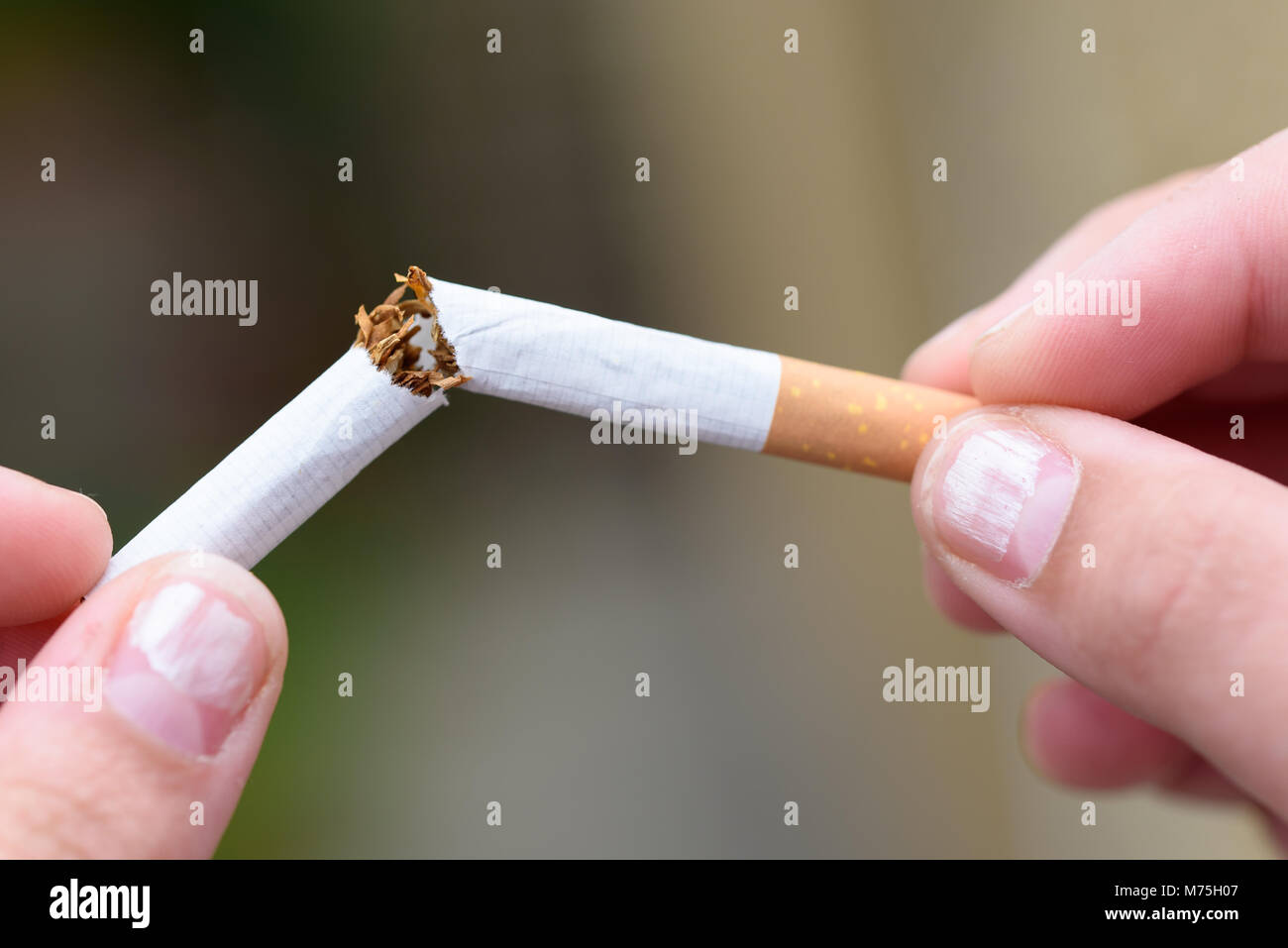 Quit Smoking Stock Photo