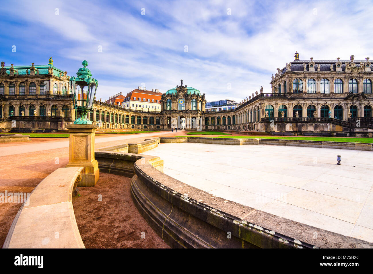 Zwinger palace, art gallery and museum in Dresden, Germany. Stock Photo