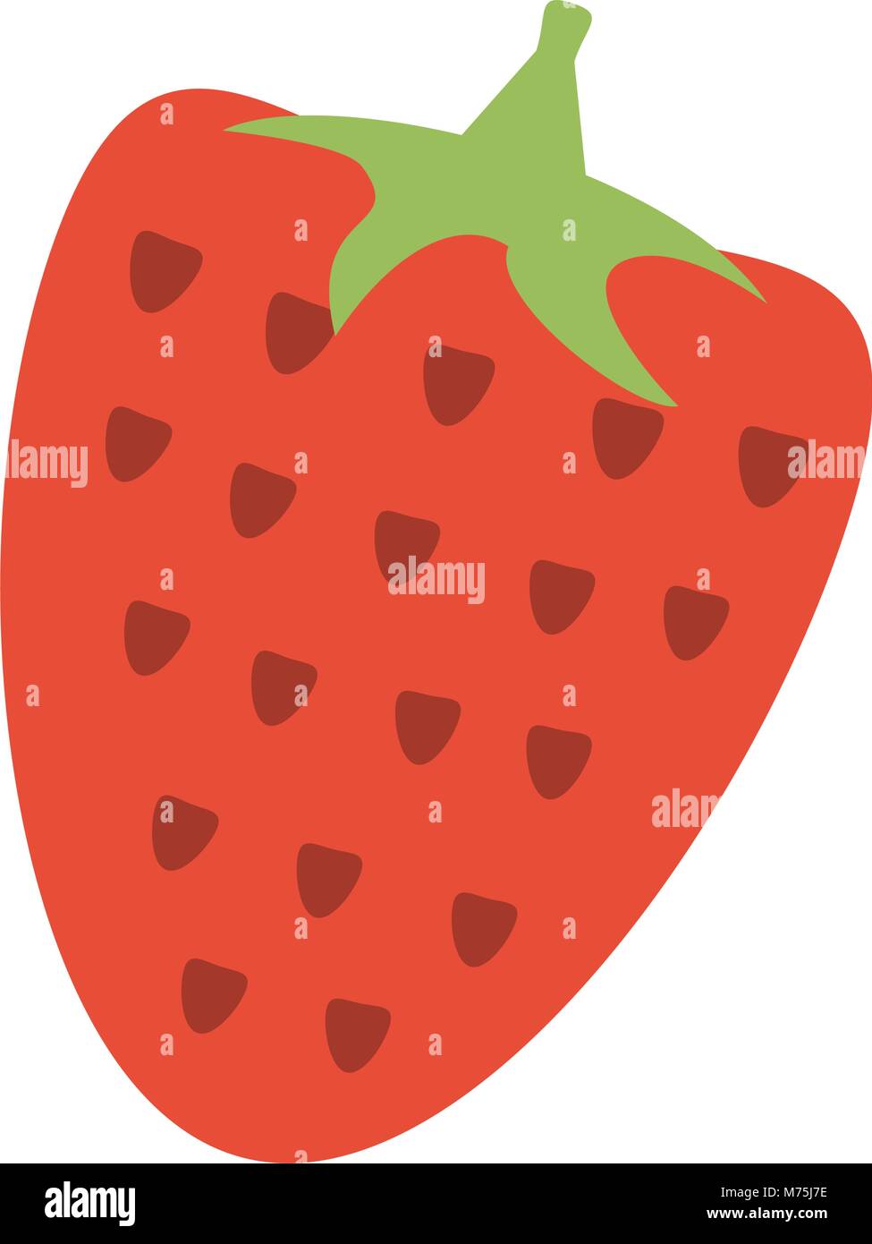Strawberry fruit isolated vector illustration graphic design Stock ...