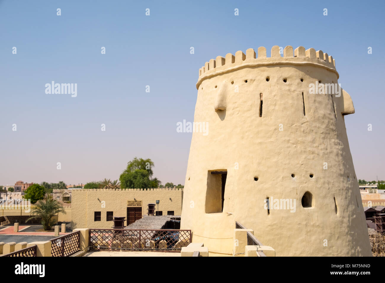 FALAJ AL MUALLA Fort and Museum, Umm al Quwain, United Arab Emirates Stock Photo