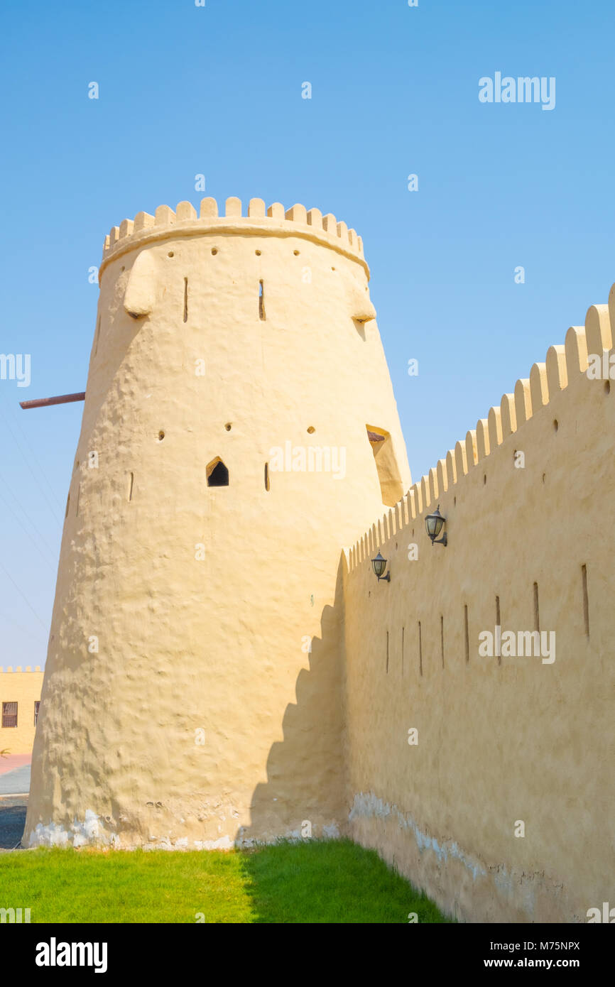 FALAJ AL MUALLA Fort and Museum, Umm al Quwain, United Arab Emirates Stock Photo