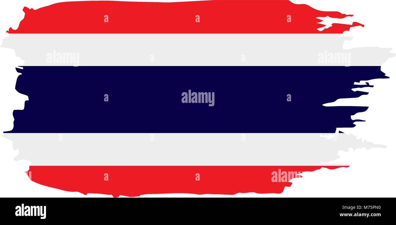 Thailand flag, vector illustration Stock Vector Image & Art - Alamy